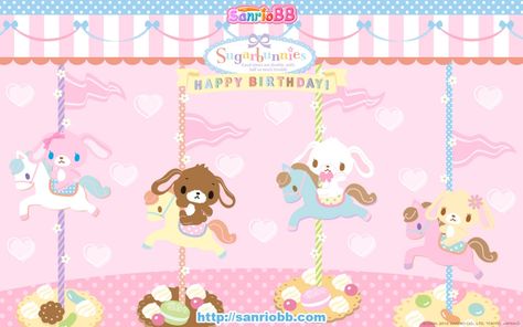 Sugarbunnies Tapestry, Bunny Poster, Dream Things, Charmmy Kitty, Western Wallpaper Iphone, Bunny Wallpaper, Sanrio Wallpaper, Cute Poster, Character Wallpaper