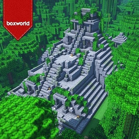 Jungle Build Minecraft, Trail Ruins Minecraft, Minecraft Jungle Ruins, Jungle Temple Minecraft, Minecraft Ancient Ruins, Ruins Minecraft, Minecraft Jungle Builds, Minecraft Ruins, Minecraft Building Blueprints