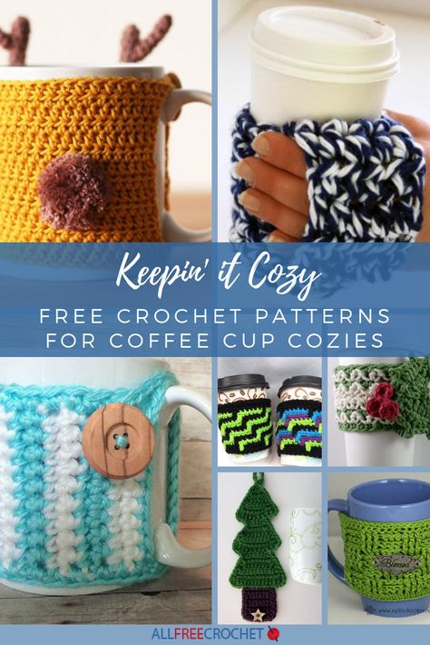 Cup Cozy Crochet Pattern, Mug Cozy Pattern, Cup Cozy Pattern, Crochet Mug, Crochet Mug Cozy, Crochet Coffee Cozy, Crochet Coffee, Cup Cozies, Crochet Cup Cozy