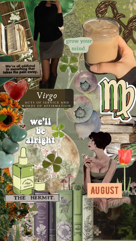 Virgo #zodiac #virgomoodboard Virgo Mood, We'll Be Alright, Abstract Art Wallpaper, Words Of Affirmation, Social Distance, Virgo Zodiac, Create Collage, Creative Play, Art Wallpaper