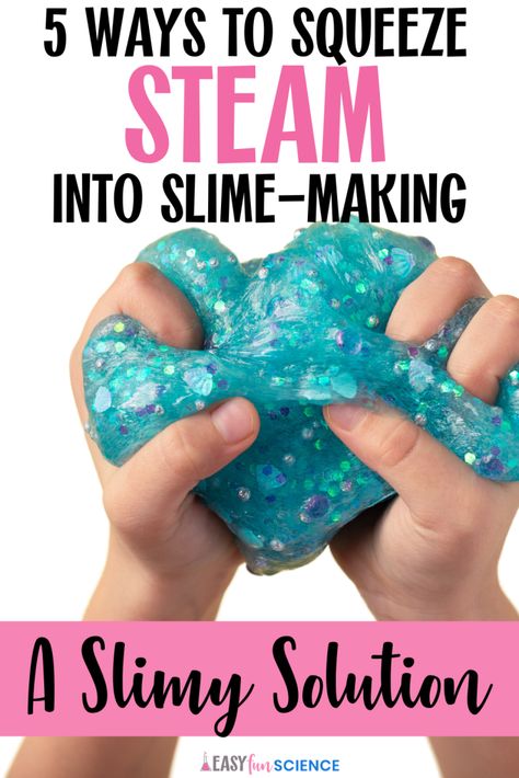 A Slimy Solution: 5 Sneaky Ways to Squeeze STEAM Education into  Slime-Making - Easy Fun Science Colorful Slime, Types Of Slime, Chalkboard Markers, Scientific Experiment, Steam Education, Popular Crafts, How To Make Slime, Scientific Method, Slime Recipe