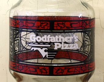 Godfathers Pizza, History Of Pizza, Racine Wisconsin, Food Chains, Vintage Junk, Food Chain, The Godfather, Junk Food, Coffee Cans