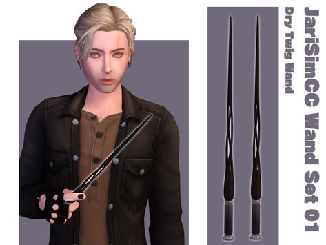 JariSimCC Wand Set 01 Sims 4 Realm Of Magic, Custom Wands, Wand Designs, Zombie Christmas, Maxis Match Cc, Eye Texture, Ts4 Cc, Sims 4 Cc, Sims 4 Custom Content