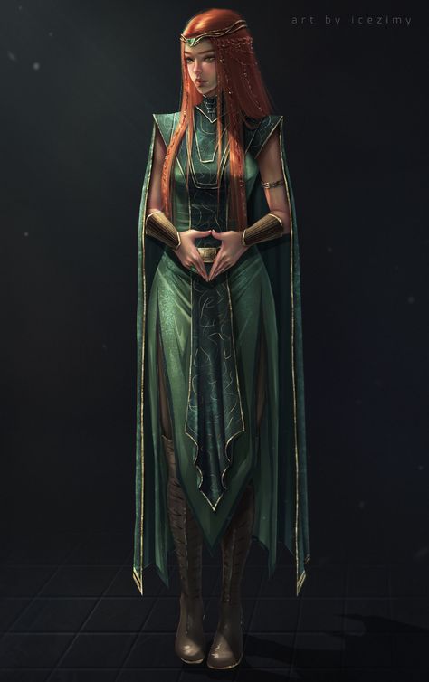 ArtStation - Daara - Commission Elf Clothes, Fantasy Costumes, High Fantasy, Fantasy Dress, Medieval Fantasy, Fantasy Clothing, Fantasy Fashion, Dnd Characters, Fantasy Artwork