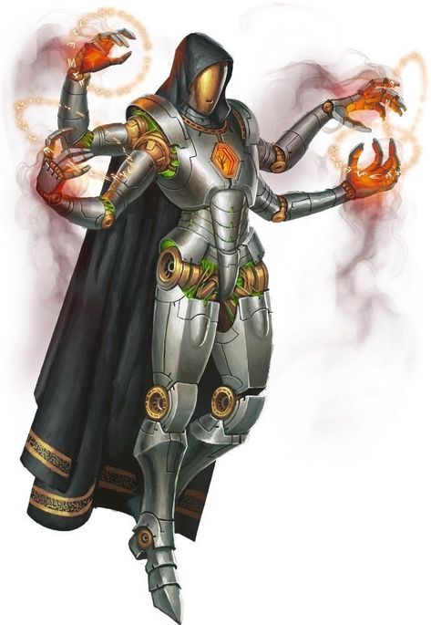 Warforged warlock Arte Robot, Dungeons And Dragons Characters, Dnd Art, Dungeons And Dragons Homebrew, Fantasy Monster, Robots Concept, Robot Concept Art, Ex Machina, Dnd Characters