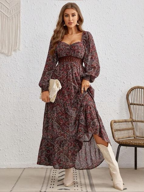 Western Evening Gown, Long Country Dresses With Cowboy Boots, Wedding Guest Dresses With Cowboy Boots, Wedding Guest Dress With Boots, Western Dress For Wedding, Smart Casual Wedding Guest, Formal Dress With Boots, November Wedding Guest Outfit, Dress With Cowboy Boots Wedding Guest