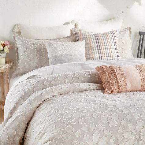 Bungalow Rose Blacfore Bungalow Rose Comforter Set & Reviews | Wayfair Bedroom Comforter Sets, Jacquard Bedding, Bedroom Duvet, Floral Comforter Sets, Bed Comforter, Floral Comforter, Bed Comforter Sets, Chic Bedding, Master Retreat