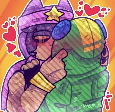 Leon X Sandy, Leon Fanart, Brawl Stars, Mobile Game, Lion, Mario Characters, Ships, Fan Art, Fan