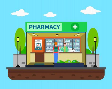 Places In The Community, Adobe Illustrator Portrait, Pharmacy Decor, Nate Diaz, Concept Illustration, Business Startup, So Sánh, Vector Free Download, Drawing Cartoon