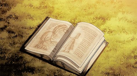 Anime Book Gif Banner, Book Gif Aesthetic, Beige Banner Gif, Banner Gif Aesthetic, Attack On Titan Gif, Reading Gif, Book Banner, Book Gif, Gif Background