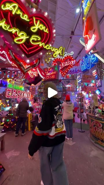 MATHILDE ✿ TRAVEL & PHOTOGRAPHY on Instagram: "My favorite bit of London: 📍Gods Own Junkyard ❤️‍🔥

A neon wonderland 💜💚🩵🩷 You won’t just stumble across this, but it is worth taking a little detour for! The neon museum has more than 1000 neon signs collected from all over the world. It was collected by neon artist Chris Bracey who created neon pieces for Hollywood films. After his passing, his son decided to open up the garage collection to the public 🫶

ENTRANCE
It won’t cost you a penny (except for the metro ride), but you can support it by buying a ☕ in the adjacent café

OPENING HOURS
It only opens during the weekends. Fridays and Saturdays between 11am - 9pm and Sundays 11am - 6pm

LOCATION
The address is Unit 12 Ravenswood Ind Estate, Shernhall Street, London, E17 9HQ. The near Neon District, London Lights, Neon Wonderland, Hong Kong Neon Lights, Brighton Townhouse, London Nightclubs, The Neon Museum, Neon Museum, Opening Hours