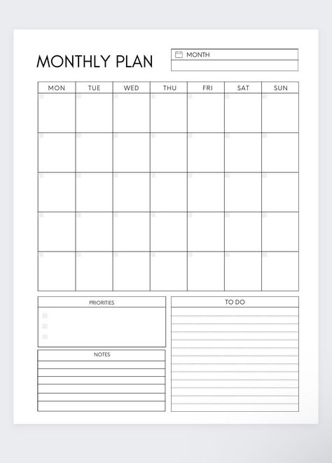 Monthly Plan,monthly Planner,month at a Glanc Planning Calendar Ideas, Monthly Planning Ideas, Monthly Budget Calendar, Blank Monthly Calendar Printable Free, Monthly Planner Organization, Monthly Schedule Template, Monthly List, Monthly To Do List, Monthly Goal Setting