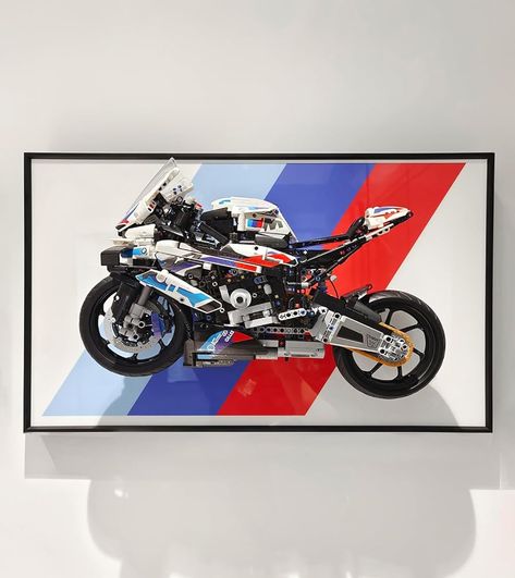 Display Wall Mount for Lego Technic BMW M 1000 RR 42130 Motorcycle,Building Blocks Display Wall Board for Lego Car Wall Mount - Ideal Gifts for Lego Lovers,Size:25.6x15.7 in - lego technic M 1000rr, Lego Lovers, Display Wall, Batman Wallpaper, Model Cars Kits, Gaming Room Setup, Lego Cars, Lego Art, Lego Technic