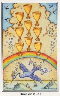 9 Of Cups, Nine Of Cups, Suit Of Cups, Tarot Cups, Cups Tarot, Tarot Magic, A Deck Of Cards, Tarot Board, Daily Tarot