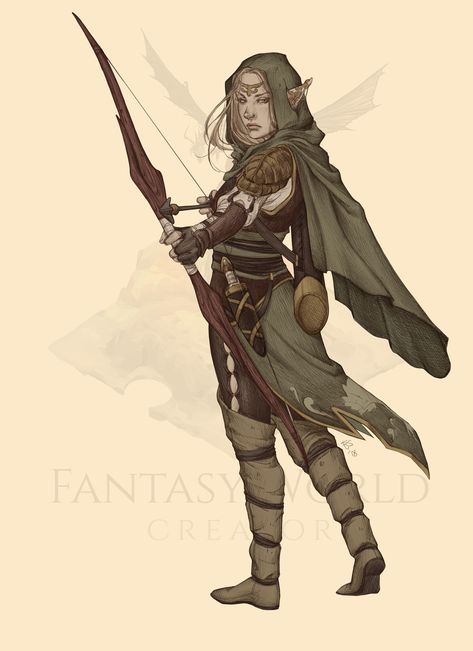 Elf Dnd Character, Dnd Character Design, Pathfinder Rpg, Wood Elf, Fantasy Races, Female Character, High Fantasy, Fantasy Rpg, Illustration Character Design