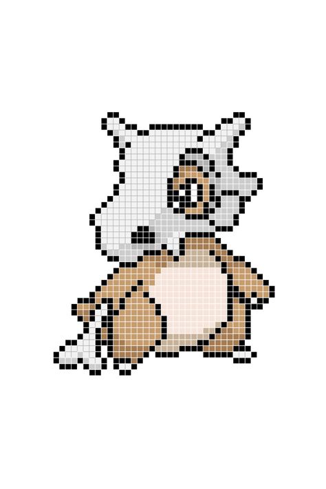 Pixel Art Ideas Cubone Perler Beads, Hama Beads Patterns Pokemon, Perler Bead Patterns Pokemon, Pixel Art Ideas Creative, Perler Beads Pokemon, Pokemon Perler Bead Patterns, Cards For Scrapbook, Perler Bead Pokemon Patterns, Pokemon Pixel Art