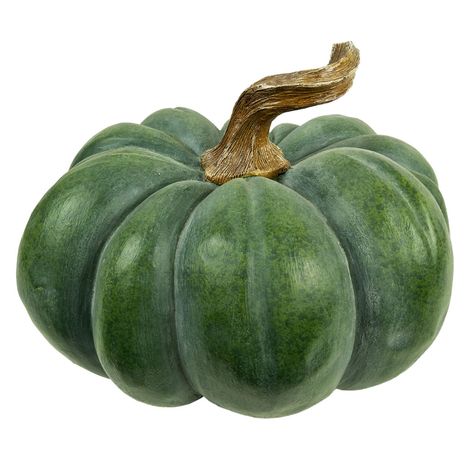 Green Resin Pumpkin, 14" | At Home Resin Pumpkin, Faux Pumpkins, Pumpkin Carving Templates, Green Pumpkin, Pumpkin Fall Decor, Autumn Decorating, Seasonal Gifts, Pumpkin Recipes, Pumpkin Decorating