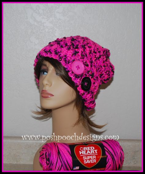 Posh Pooch Designs Dog Clothes: Pinky Crossover Slouch Hat and Yarn Review | Posh Pooch Designs Crochet Ponytail Hat Pattern, Ponytail Hat Pattern, Ponytail Hat Crochet, Slouch Hat Pattern, Crochet Turban, Crochet Beanie Pattern Free, Crochet Messy Bun, Ponytail Beanie, A Messy Bun