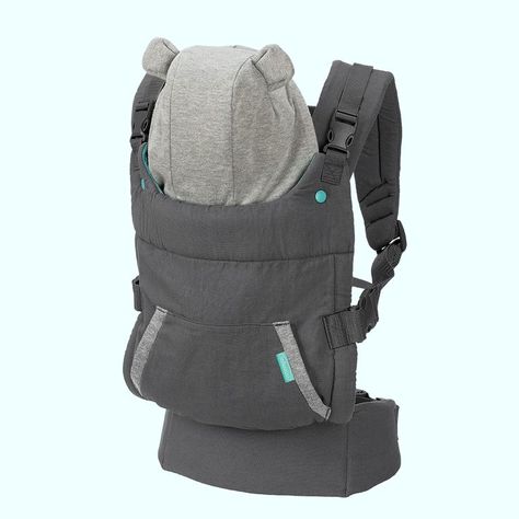 Infantino Cuddle Up Carrier - Ergonomic Bear-Themed, face-in Front Carry and Back Carry, with Removable Character Hood, for Infants and Toddlers, 12-40 lbs Baby Backpack Carrier, Ergonomic Baby Carrier, Wrap Carrier, Baby Legs, Baby Sling Carrier, Baby Protection, Baby Wrap Carrier, Baby Health, Baby Wraps