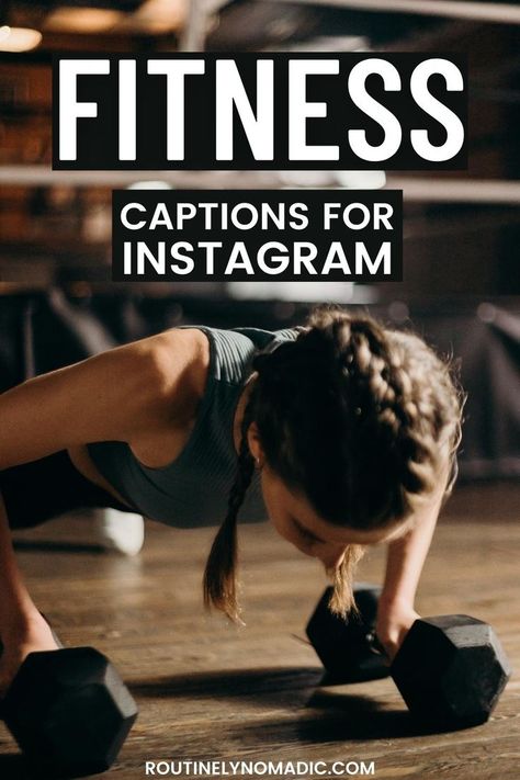 Person working out with words fitness captions for Instagram Fitness Captions, Short Fitness Quotes, Gym Captions, Short Instagram Captions, Workout Short, Cool Captions, Gym Quote, Captions For Instagram, Fitness Instagram