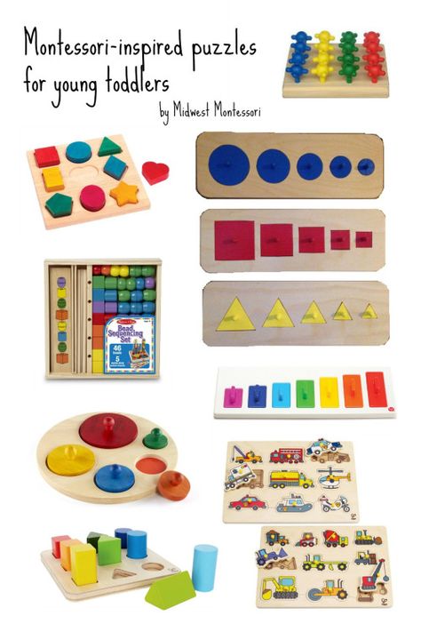 image Toddler Puzzles, Montessori Shelf, Recipe Box Wooden, Baby Puzzles, Wooden Educational Toys, Lacing Cards, Diy Montessori, Montessori Toddler Activities, Baby Gift Guide