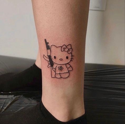 Tattoo
Hello kitty
Art
Tattoo idea
Alternativa tattoo
Aesthetic Tatuaje Hello Kitty, Hello Kitty Tattoo, Kitty Tattoos, Cute Matching Tattoos, Kitty Tattoo, Hello Kitty Tattoos, Cute Little Tattoos, Hand Tattoos For Women, Cute Tiny Tattoos