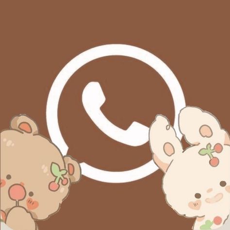 Soft Bear Icon, Cute Brown Bear Aesthetic, Brown Bear Aesthetic, Brown Aesthetic Soft, Bear App, Aesthetic Bear, Bunny Icon, Cute Brown Bear, Bear And Bunny