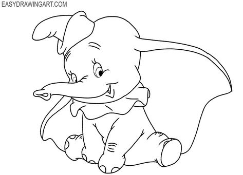 cute baby dumbo drawing Dumbo Drawing Easy, Dumbo Sketch, Dumbo Drawing, Dumbo Tattoo, Dumbo Movie, Baby Dumbo, Tattoo 2024, Hat Template, Cute Tattoos For Women