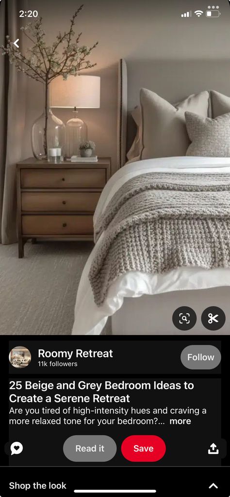 Simple Grey Bedroom Ideas, Gray Headboard Bedroom, Beige And Grey Bedroom, Grey Headboard Bedroom, Sunset House, Gray Headboard, Headboard Bedroom, Grey Bed Frame, Grey Headboard