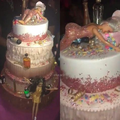 Kylie Jenner 21st Birthday Cake, Kylie 21 Birthday Party, Kylie 21 Birthday, Rihanna Lifestyle, Birthday Baddie, Birthday Cake Vanilla, Hawiian Party, Kylie Jenner Birthday, Poker Cake