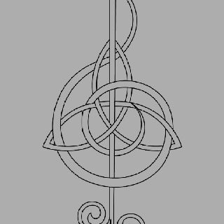 Triquetra treble clef Celtic Music, Band Geek, Celtic Patterns, Celtic Tattoos, Celtic Knotwork, Tattoo Sketch, Music Tattoo, Music Tattoos, Celtic Symbols