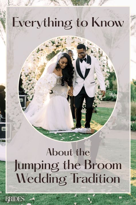 Jumping Broom Wedding, Jump The Broom Wedding Ideas, Wedding Broom Ideas, Jumping The Broom Wedding, Blended Family Sand Ceremony, Wedding Brooms, Jump The Broom, A Black Wedding, Wedding Broom