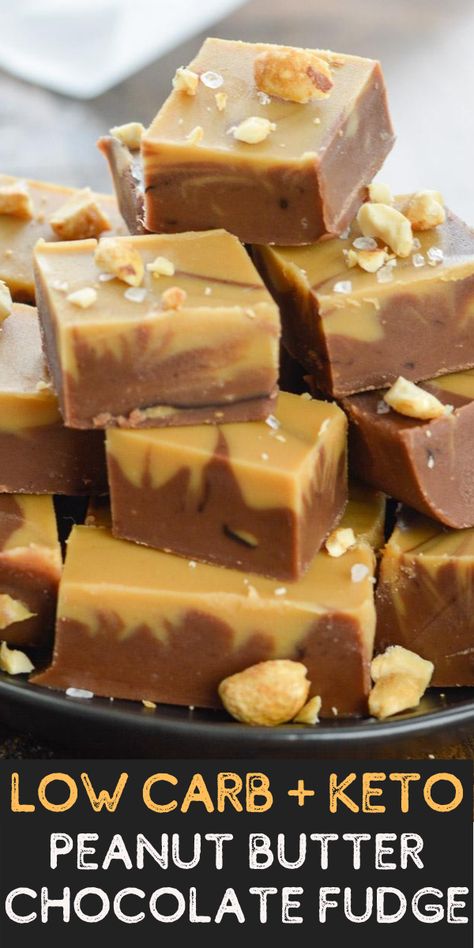 Peanut Butter Chocolate Fudge, Keto Peanut Butter Chocolate, Keto Fudge, Chocolate Peanut Butter Fudge, Keto Peanut Butter, Low Carb Peanut Butter, Keto Candy, Lost 100 Pounds, Low Carb Low Sugar