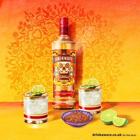 Spicy Tamarind Margarita Recipe | Recipes from Ocado Smirnoff Tamarindo Recipes, Smirnoff Spicy Tamarind Vodka Recipes, Spicy Tamarind Vodka Recipe, Smirnoff Tamarindo, Tamarind Vodka, Tamarind Margarita, Vodka Margarita, Tamarind Recipes, Fun Drink Recipe