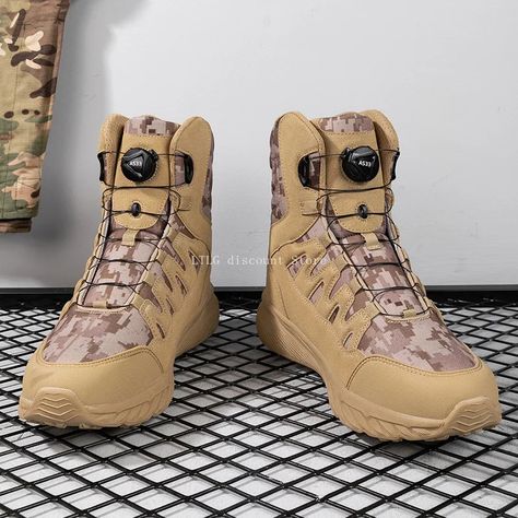 This item is trending! Military Man Tactical Boots Male Sneakers Outdoor Hiking Boots Men's Swat Non-Slip Combat Desert Botas Hombre Motorcycle Shoes help you save during this period  Military Man Tactical Boots Male Sneakers Outdoor Hiking Boots Men's Swat Non-Slip Combat Des... Abrasion-resistant Tactical Combat Boots For Outdoor, Military Work Boots With Reinforced Toe For Outdoor, Military Combat Boots With Reinforced Toe, Leather Military Combat Boots For Hiking, Military Tactical Boots, Motorcycle Shoes, Tactical Boots, Outdoor Boots, Boot Types