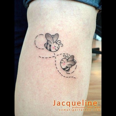 Cartoon Bumble Bee Tattoo, Cartoon Bee Tattoo, Cartoon Bumble Bee, Bee Tattoo Meaning, Bee Tattoo Ideas, Bee Tattoos, Honey Bee Tattoo, Bumble Bee Tattoo, Flying Tattoo