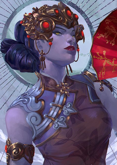 Black Lily, Vanda Kovács on ArtStation at https://www.artstation.com/artwork/Ennde Fatale Overwatch, Overwatch Widowmaker, Overwatch Wallpapers, Overwatch Fan Art, Burn Book, Overwatch 2, Blizzard Entertainment, Video Game Art, Overwatch