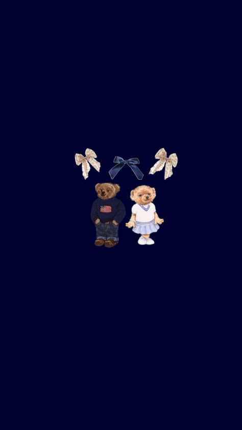 Polo Ralph Lauren Bear Wallpaper, Ralph Lauren Wallpaper Iphone, Ralph Lauren Aesthetic Wallpaper, Polo Ralph Lauren Wallpaper, Ralph Lauren Wallpaper, Blue And Gold Wallpaper, Polo Bear Ralph Lauren, Cute Phone Wallpaper, Basic Aesthetic