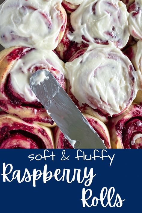 raspberry rolls Raspberry Cream Cheese Rolls, Raspberry Rolls Recipe, Raspberry Rolls, Raspberry Pastry, Strawberry Rolls, Cream Cheese Puff Pastry, Raspberry Desserts, Cream Cheese Rolls, Orange Rolls