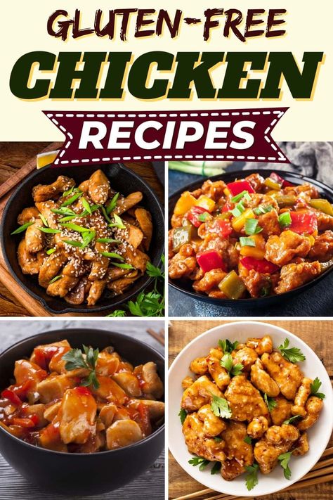 Gluten Free Recipes Chicken Easy Dinners, Gluten Free Hawaiian Chicken, Easy Gf Chicken Recipes, Gluten Free Chicken Dinner Recipes, Oil Free Chicken Recipes, Easy Chicken Recipes Gluten Free, Lactose Free Chicken Recipes, Chicken Recipes Without Cheese, Gluten Free Recipes With Chicken