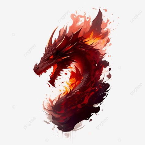 dark red dragon head with smooth fire splash effect Red Dragon Design, Dark Red Dragon, Fire Dragon Tattoo, Red Dragon Art, Culinary Plating, Black And Red Dragon, Red And Black Dragon, Angel Wings Tattoo On Back, Wing Tattoos On Back