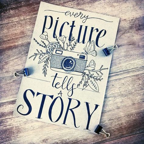 every picture tells a story Calligraphy Quotes Doodles, Every Picture Tells A Story, Calligraphy Doodles, Citation Art, Doodle Quotes, Bullet Journal Quotes, Calligraphy Quotes, Hand Lettering Quotes, Drawing Quotes