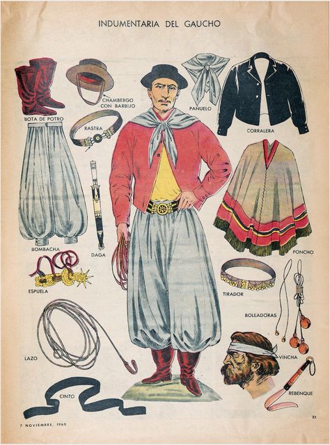 Argentina Traditional Clothing, Argentinian Culture, Argentina Clothing, Argentinian Fashion, Argentina Culture, Superhero Suits, Culture Clothing, National Symbols, Cowboy Outfits