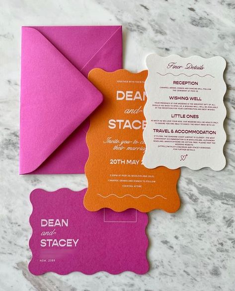 Colourful Invitation Design, Colourful Wedding Invites, Wedding Invitations Colourful, Wedding Invites Colourful, Wedding Invite Colorful, Wedding Invitations Colorful, Colourful Wedding Invitations, Bright Wedding Stationery, Colourful Invitations