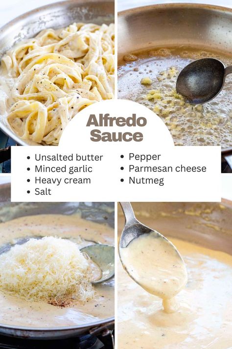 A simple culinary delight is twirling a forkful of noodles covered in a creamy alfredo sauce. I know it’s tempting to head to the Olive Garden to satisfy a craving or grab a store-bought jar, but they are loaded with thickening agents and preservatives to keep the dairy shelf-stable. In under 30 minutes, you can make this restaurant-quality gourmet sauce at home. Homemade Alfredo Sauce Recipe, Noodles And Chicken, Alfredo Sauce Recipe Easy, Make Alfredo Sauce, Creamy Alfredo Sauce, Alfredo Sauce Recipe Homemade, Garlic Cream Sauce, Homemade Alfredo, Alfredo Sauce Recipe