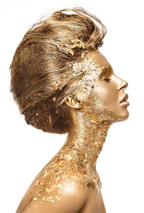 #GoldLeafMakeup #GoldMakeup #GoldMakeupIdeas #GoldLeafMakeupIdeas #MakeupIdeas #Beauty Gold Office, Avant Garde Makeup, Gold Bodies, Gold Makeup, Gold Aesthetic, Beauty Shoot, Beauty Shots, Golden Girl, Fantasy Makeup