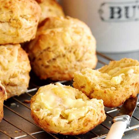 John Torode's Wensleydale scones Apricot Scones, Cheese Scones Recipe, Cheesy Scones, Potato Gems, Savory Scones Recipe, Wensleydale Cheese, Breakfast Pastry Recipes, Cheese Scone Recipes, Easy Pastry Recipes