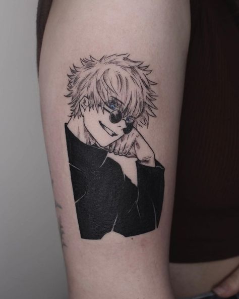 Gojo Tattoo, Manga Tattoo, Moon Tattoo Designs, Anime Tattoo, Fun To Draw, E Tattoo, Swag Cartoon, Best Anime, Dream Tattoos