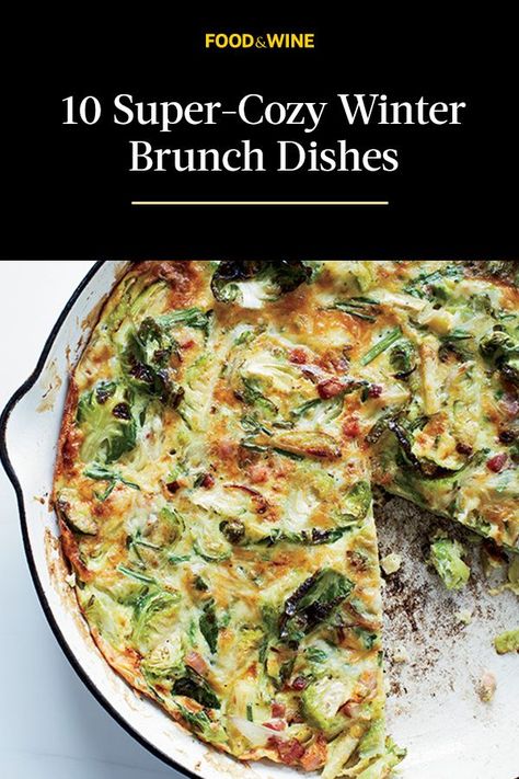 Cozy up to these delicious brunch recipes. #winter #winterrecipes #winterrecipeideas #winterfoods #wintermeals English Brunch Ideas, Snow Day Breakfast Ideas, Winter Themed Brunch, Winter Brunch Cocktails, Winter Brunch Recipes, Winter Brunch Menu Ideas, Winter Brunch Food, Brunch Dishes For A Crowd, Healthy Winter Breakfast Ideas