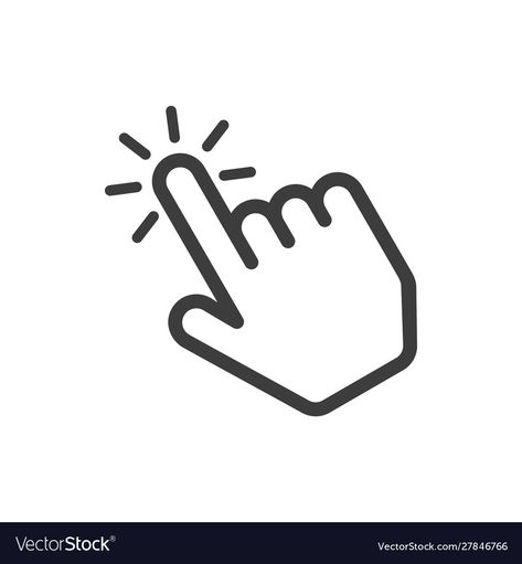 Click Here Button Icon, Pointing Hand Illustration, Click Here Icon, Pointing Finger Illustration, Finger Illustration, Cursor Icon, Hand Icon, Pointing Finger, Scrapbook Images